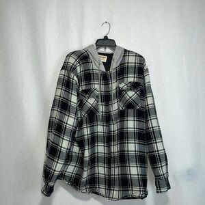 Wrangler Black and White‎ Varsity Jacket